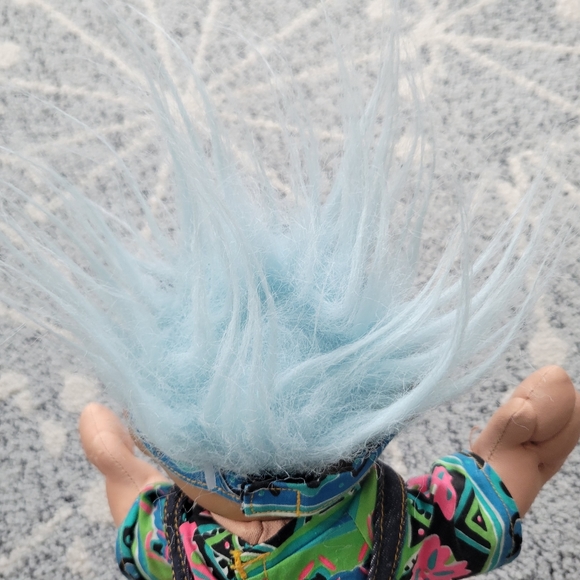 Vintage Treasure Troll doll with a gem belly button - Picture 8 of 12